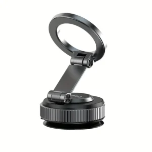 4-teiliges Magnetisches Handyhalter-Set, Drehbarer Auto-Vakuum-Saugnapf-Handyhalter, Ausziehbar, Faltbar 360° Drehbarer Magnetischer Handyhalter, Zinklegierung Material, Superstarker Saugnapf-Magnetischer Auto-Handyhalter